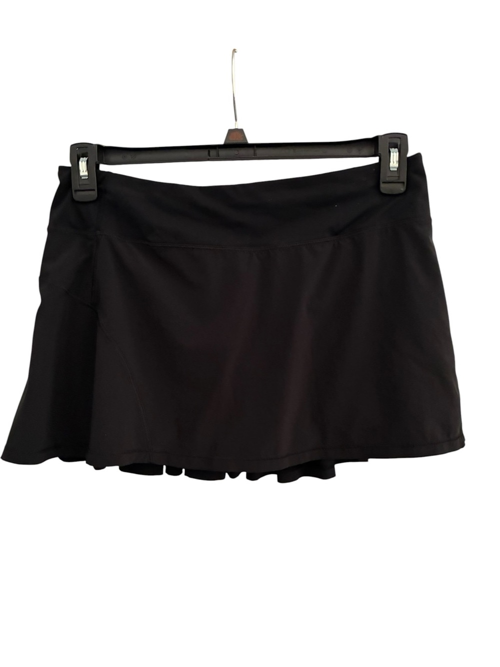 Lululemon Black Pleated Athletic Skort with Zip Pocket Woman’s Size 8 - Picture 2 of 6
